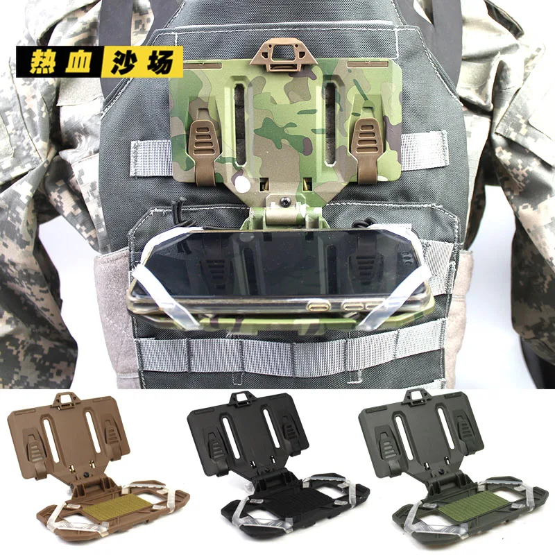 Bone Frog Porta teléfono táctico MOLLE plegable panel navegación - imagen 5