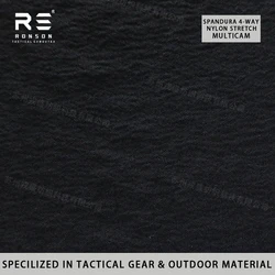 Tela táctica elástica multidireccional impermeable nailon spandex