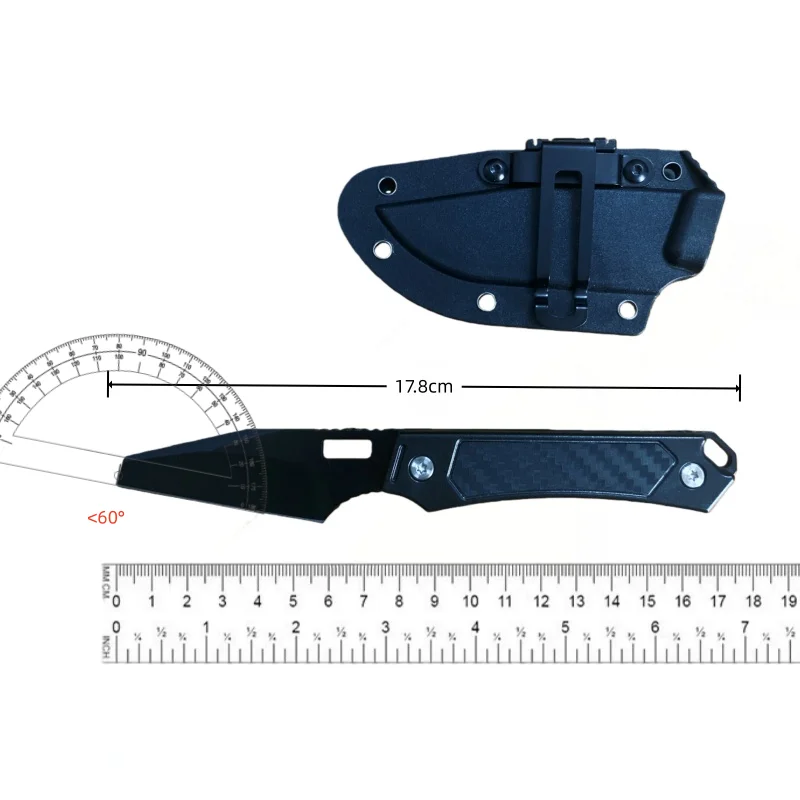 Cuchillo táctico plegable alta dureza para camping y supervivencia - imagen 5
