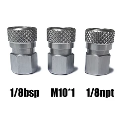 Adaptador desconexión rápida HPA hembra – Acero inoxidable 8mm M10x1