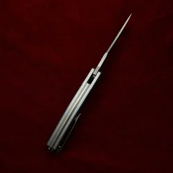 LEMIFSHE F05 cuchillo plegable EDC de mango titanio M390