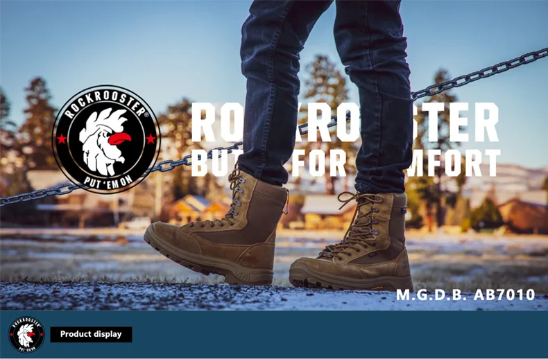Detalle de bota táctica para terreno seco y rutas mixtas