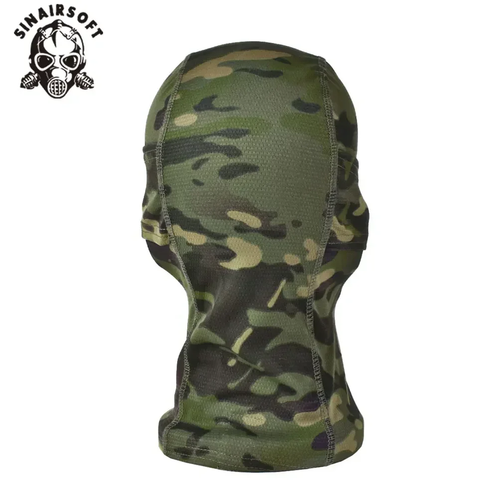 Pasamontañas camuflaje para ciclismo y actividades al aire libre