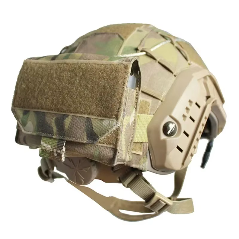 Caja batería casco táctico – Sistema AVS/PVS camuflaje caza