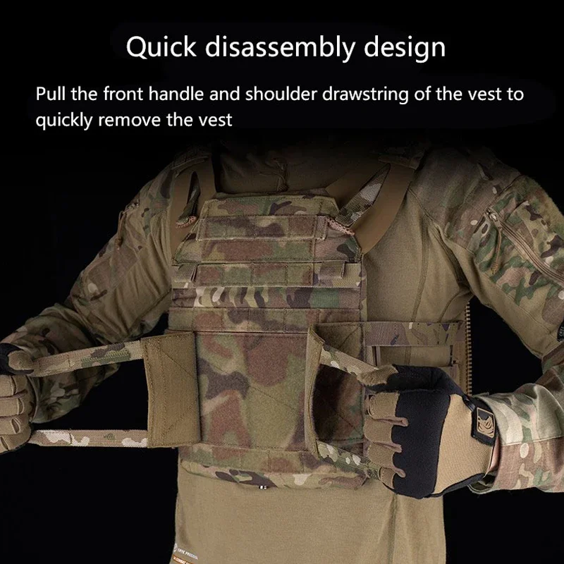 JPC 2.0 Chaleco Táctico Airsoft – Transpirable, Ajustable y Liberación Rápida - imagen 4