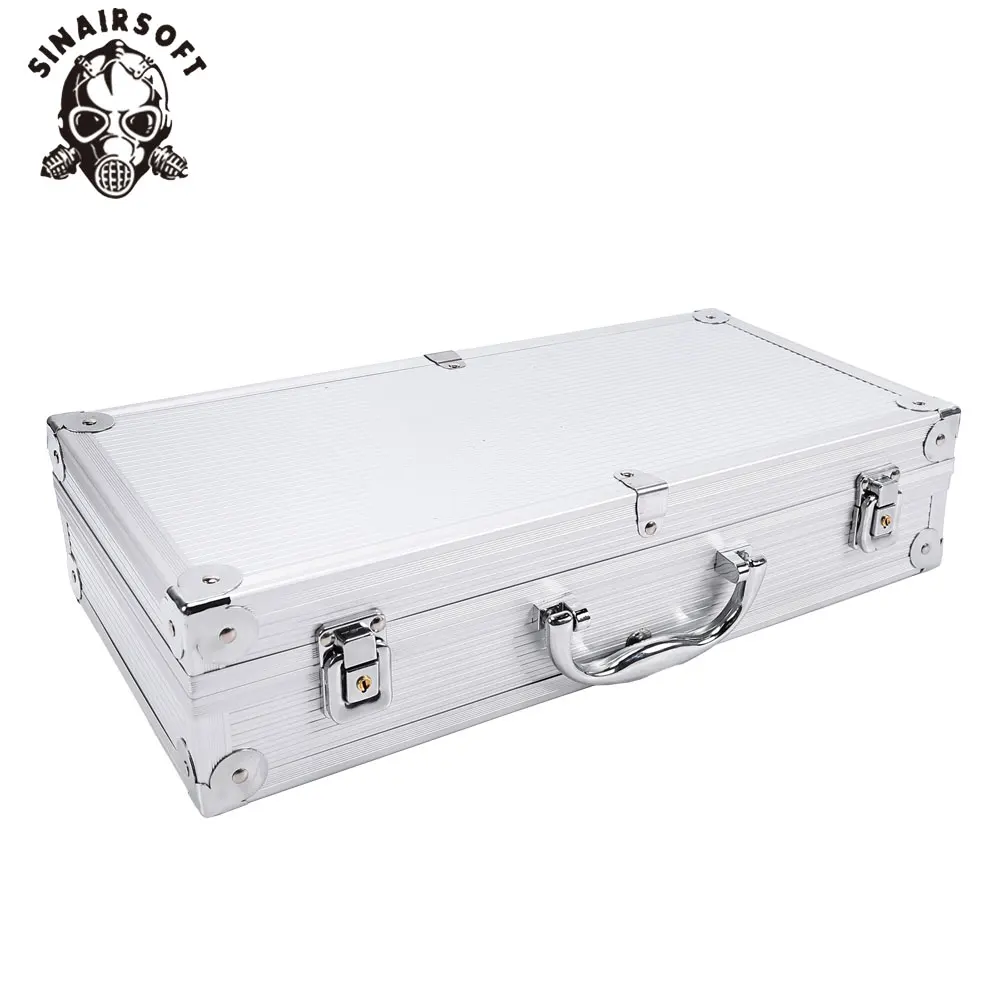 SINAIROSFT caja de herramientas táctica ligera de aluminio con espuma - imagen 4