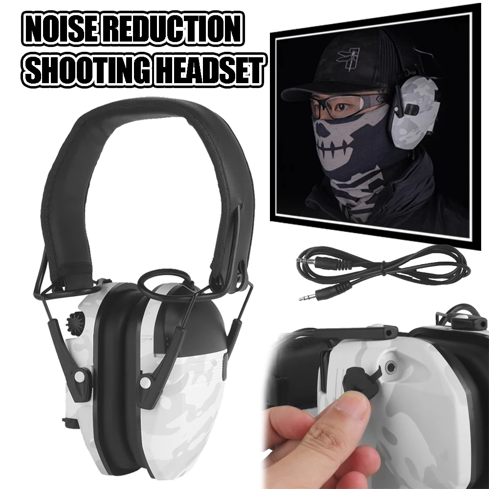 Auriculares tácticos de protección auditiva para tiro y airsoft
