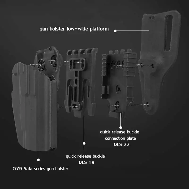 Adaptador QLS sistema de bloqueo rápido con placa receptora - imagen 3