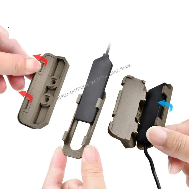 Interruptor táctico de presión con montaje M-LOK cola de ratón PEQ - imagen 4