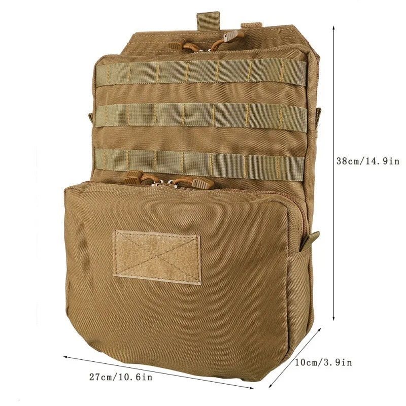 Mochila de hidratación táctica MOLLE de nailon para aire libre - imagen 4