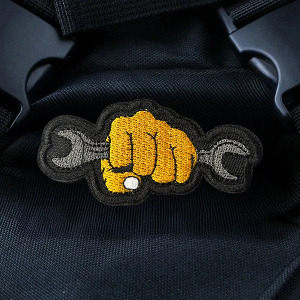 Parche táctico bordado con gancho para mochila, insignia - imagen 5