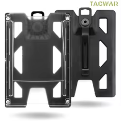 Soporte de identificación T4 táctico con clip metálico para mochila