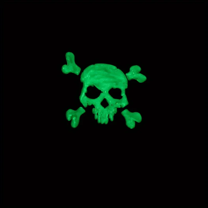 Parche táctico PVC 3D luminoso pirata con velcro - imagen 4