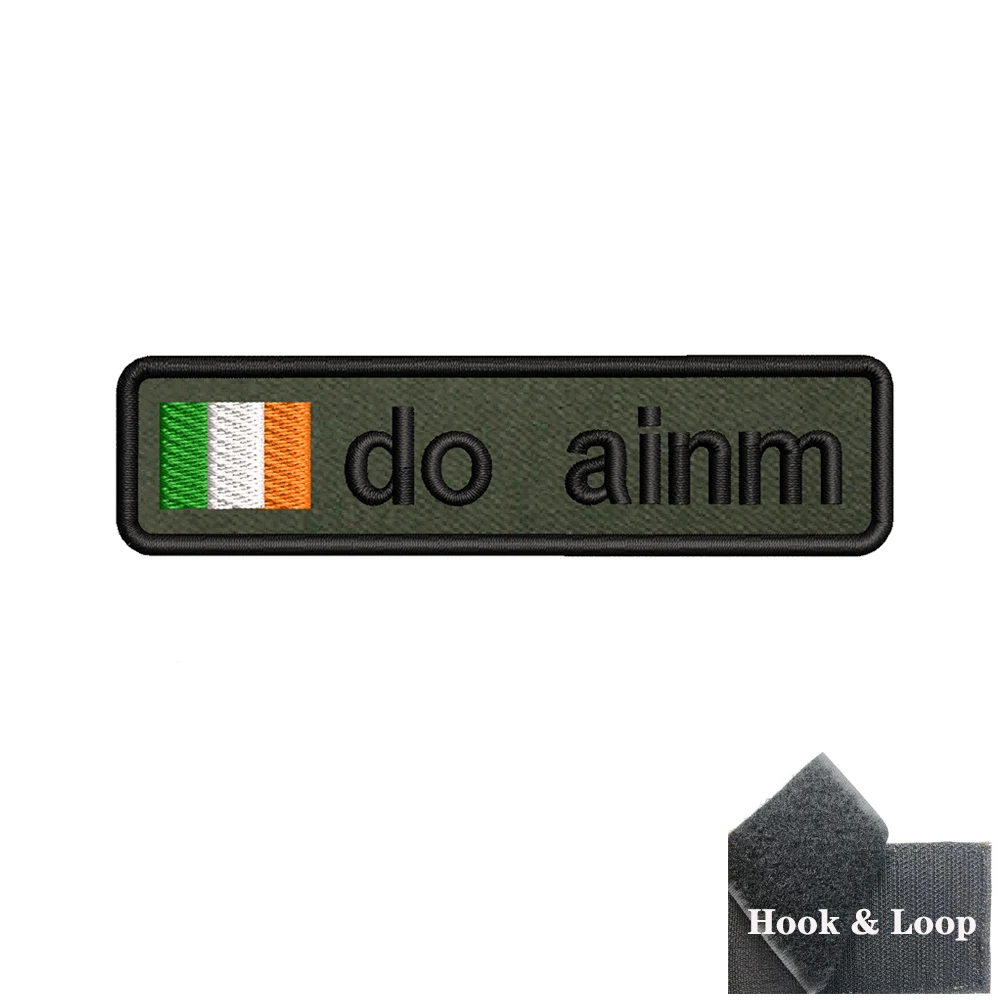 Parche nombre personalizado verde táctico – Cierre velcro 10x2,5 cm - imagen 4