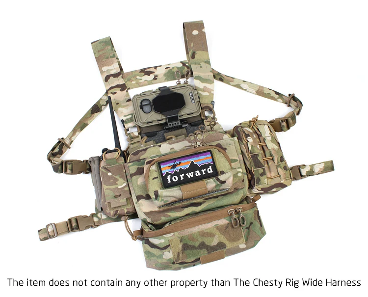 PEW Tactical Ferro Style rig de pecho táctico compatible panel canguro - imagen 3