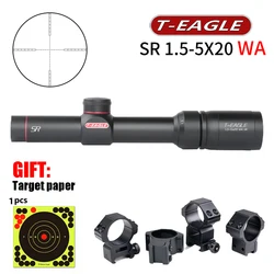T-EAGLE SR 1.5-5X20 Mira telescópica táctica punto cruzado
