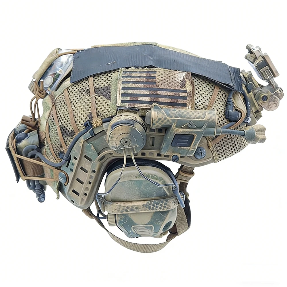 Bolsa táctica para baterías de visión nocturna fija al casco - imagen 3