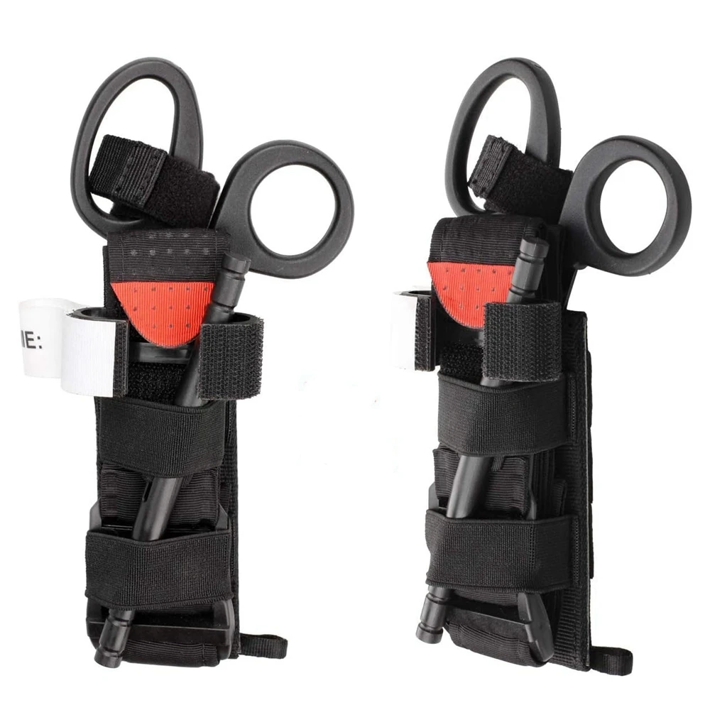 Soporte MOLLE para torniquete con bolsa médica y elástico tijeras - imagen 5
