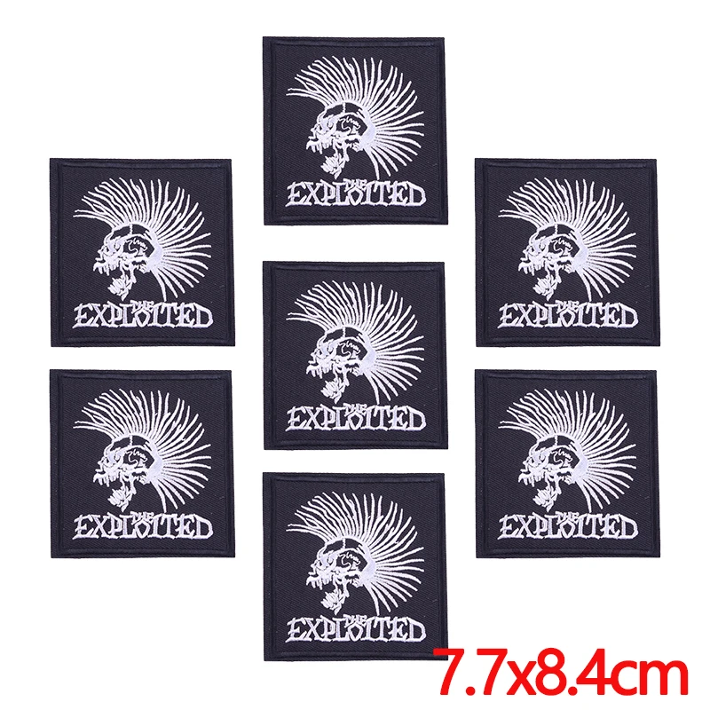 Parches termoadhesivos góticos punk tarot Muerte, cartas para ropa - imagen 3