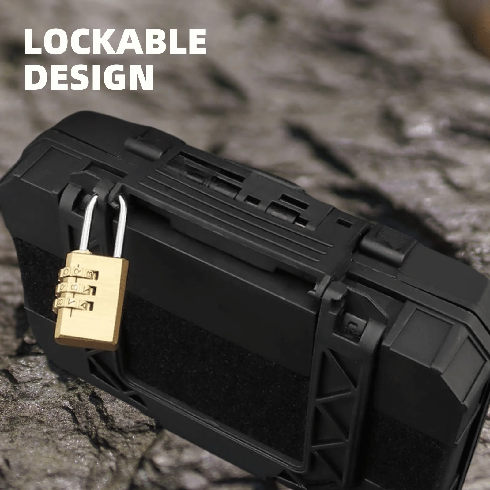 Detalle de accesorios y fijación MOLLE