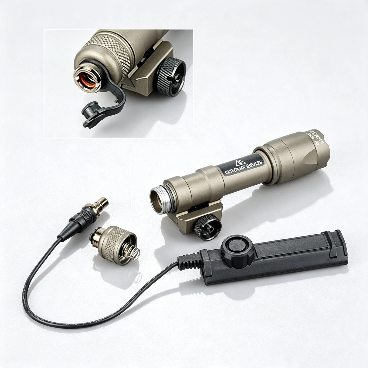 Linterna táctica Surefire M600C LED Picatinny 20 mm caza - imagen 4