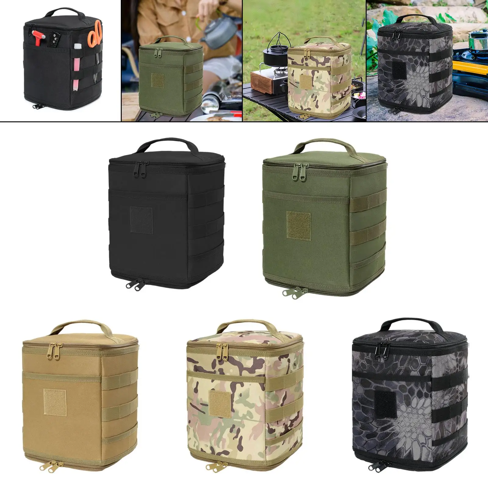Bolsa de almacenamiento para cilindro de gas plegable