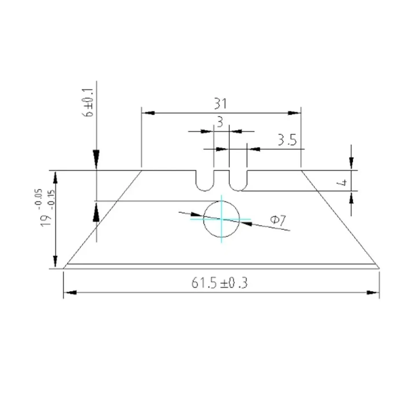 Cuchillas repuesto trapezoidales acero carbono – Multifunción - imagen 4