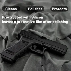 Paños de silicona sin pelusa para limpieza de armas de fuego