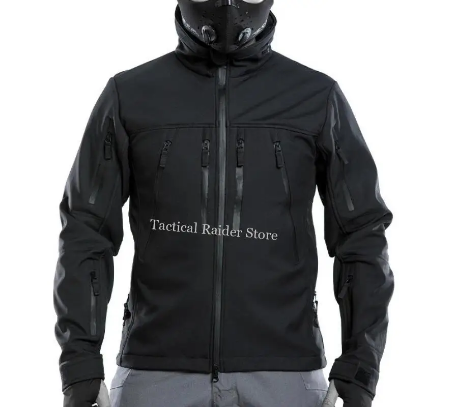 Chaqueta táctica softshell impermeable cortavientos hombre exteriores - imagen 2