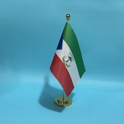 Bandera de Guinea Ecuatorial de mesa en poliéster resistente