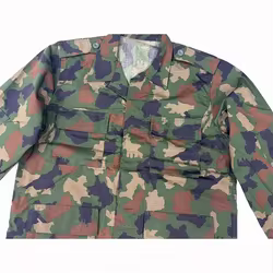 Traje BDU camuflaje militar grueso y transpirable para exteriores