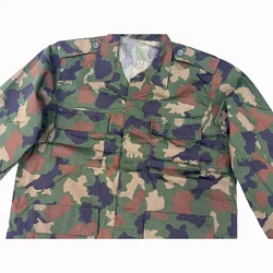 Traje BDU camuflaje militar grueso y transpirable para exteriores