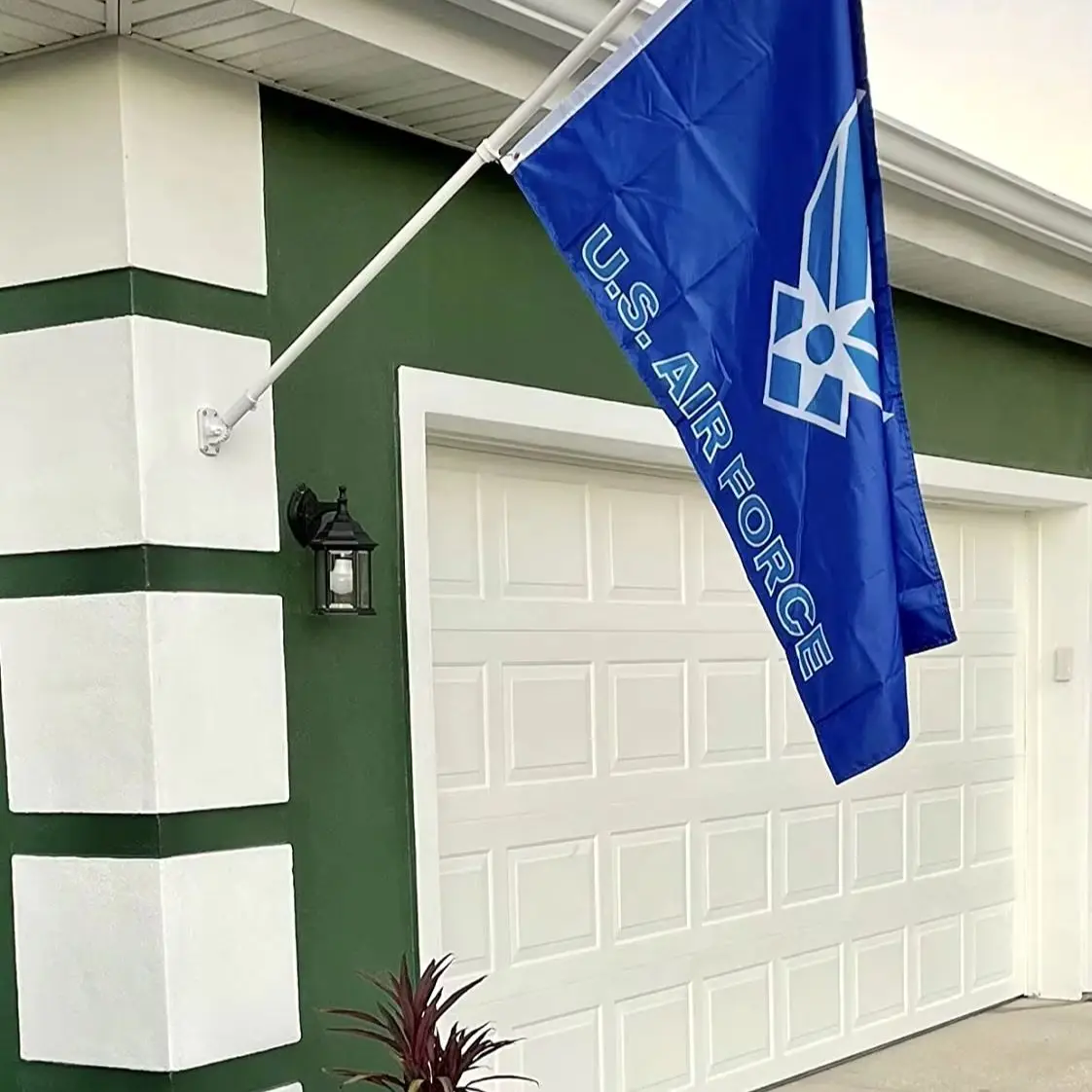 Bandera militar Fuerza Aérea EE. UU. de poliéster para decoración - imagen 4