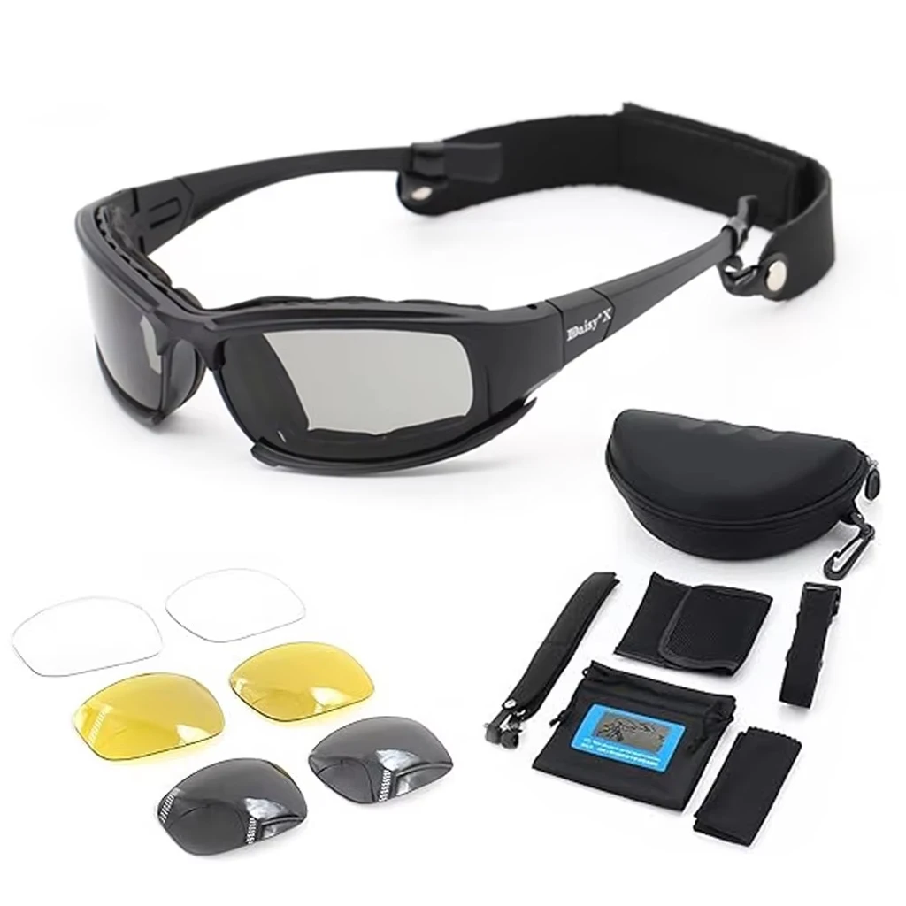 Casco Airsoft con auriculares tácticos, máscara y gafas NVG - imagen 5