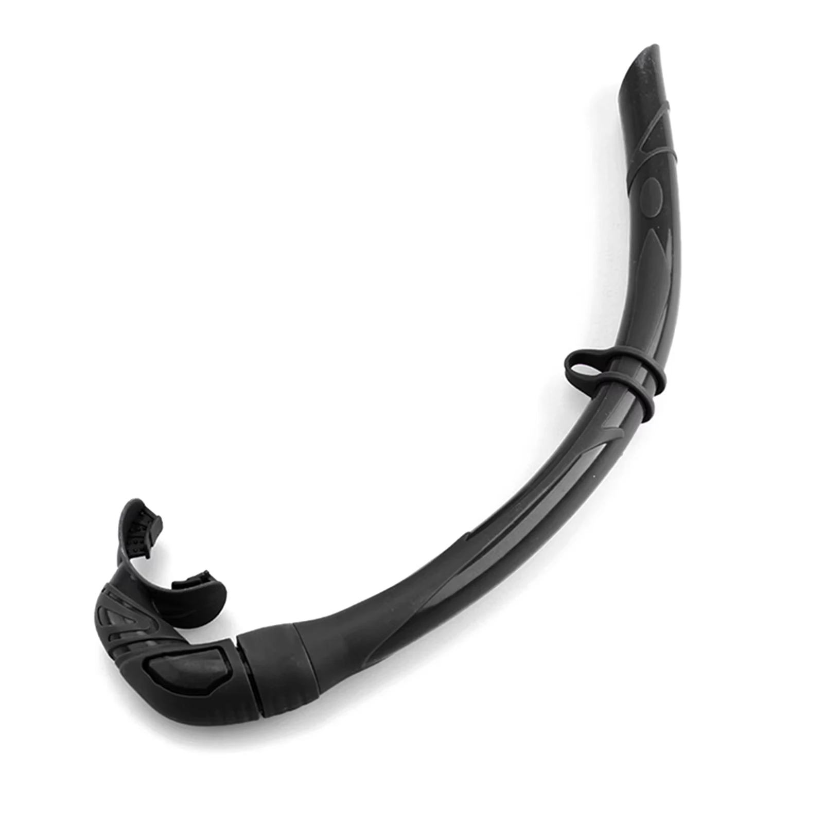 Snorkel plegable de silicona con estuche compacto, respiración cómoda