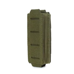 Funda MOLLE táctica para cargador con bolsillo cuchillo y linterna