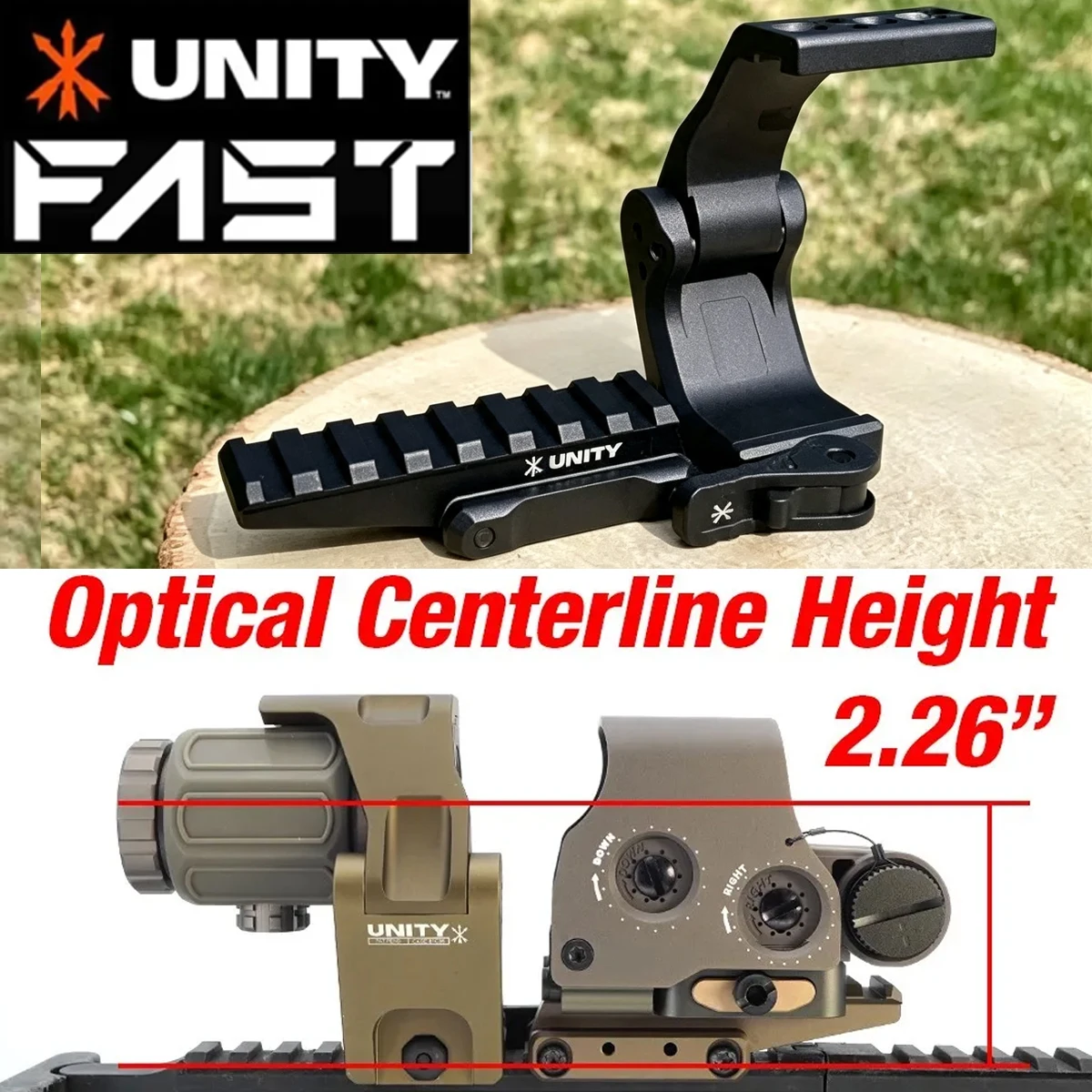 Unity FAST FTC OMNI Magnifier para mira telescópica plegable - imagen 2