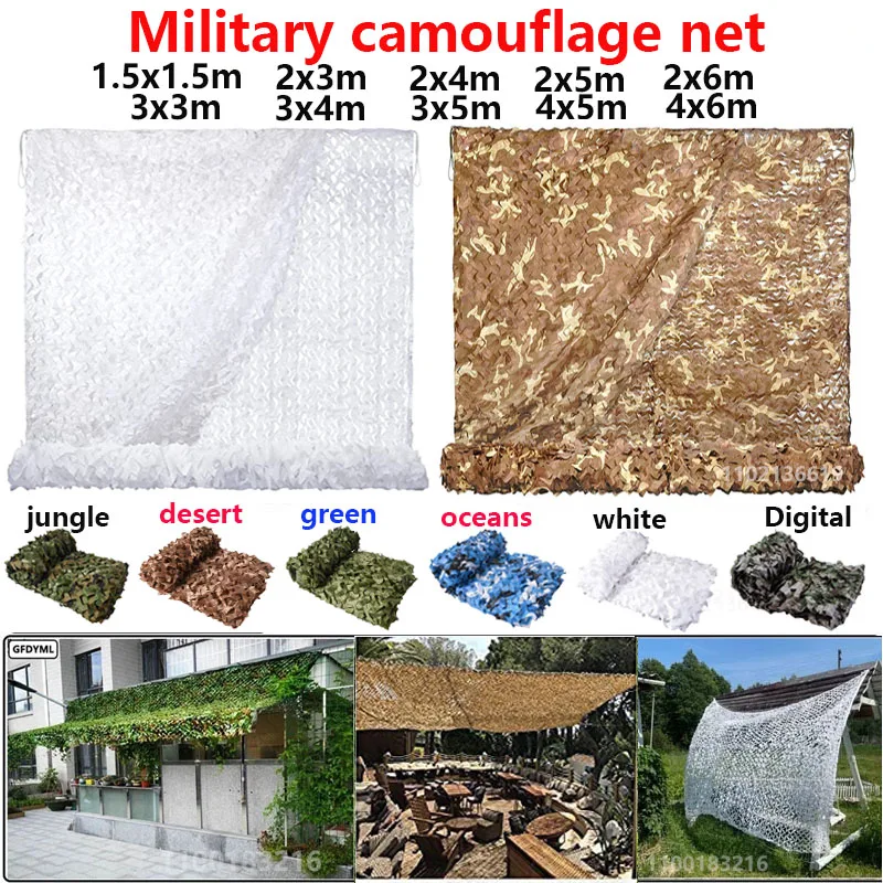 Red de camuflaje militar multiterreno – 2x2m a 4x5m - imagen 4