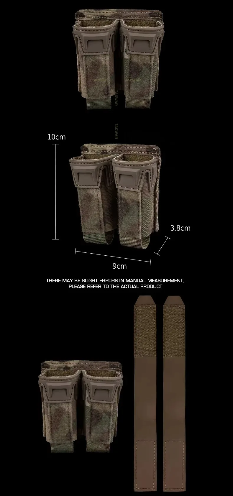 Sistema de anclaje MOLLE y clip trasero