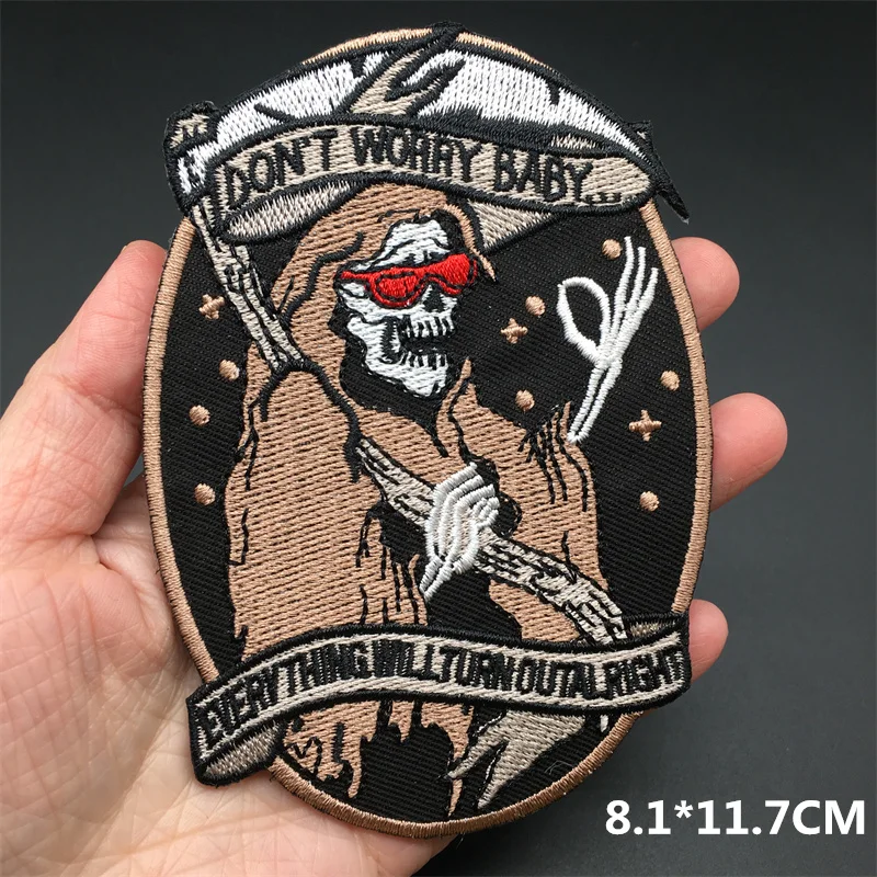 Colección de parches punk