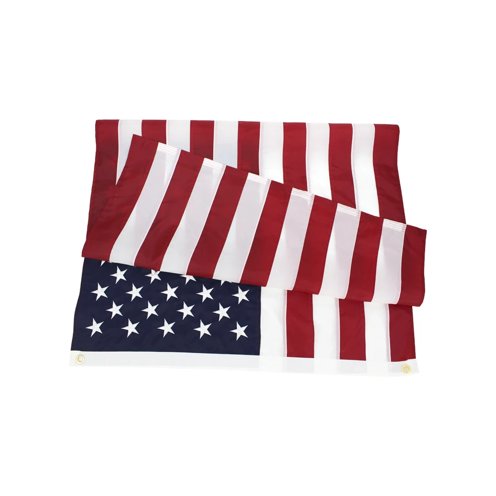 Bandera USA de nylon impermeable cosida con estrella bordada - imagen 5