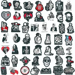 Pegatinas vinilo calavera retro punk para equipo táctico