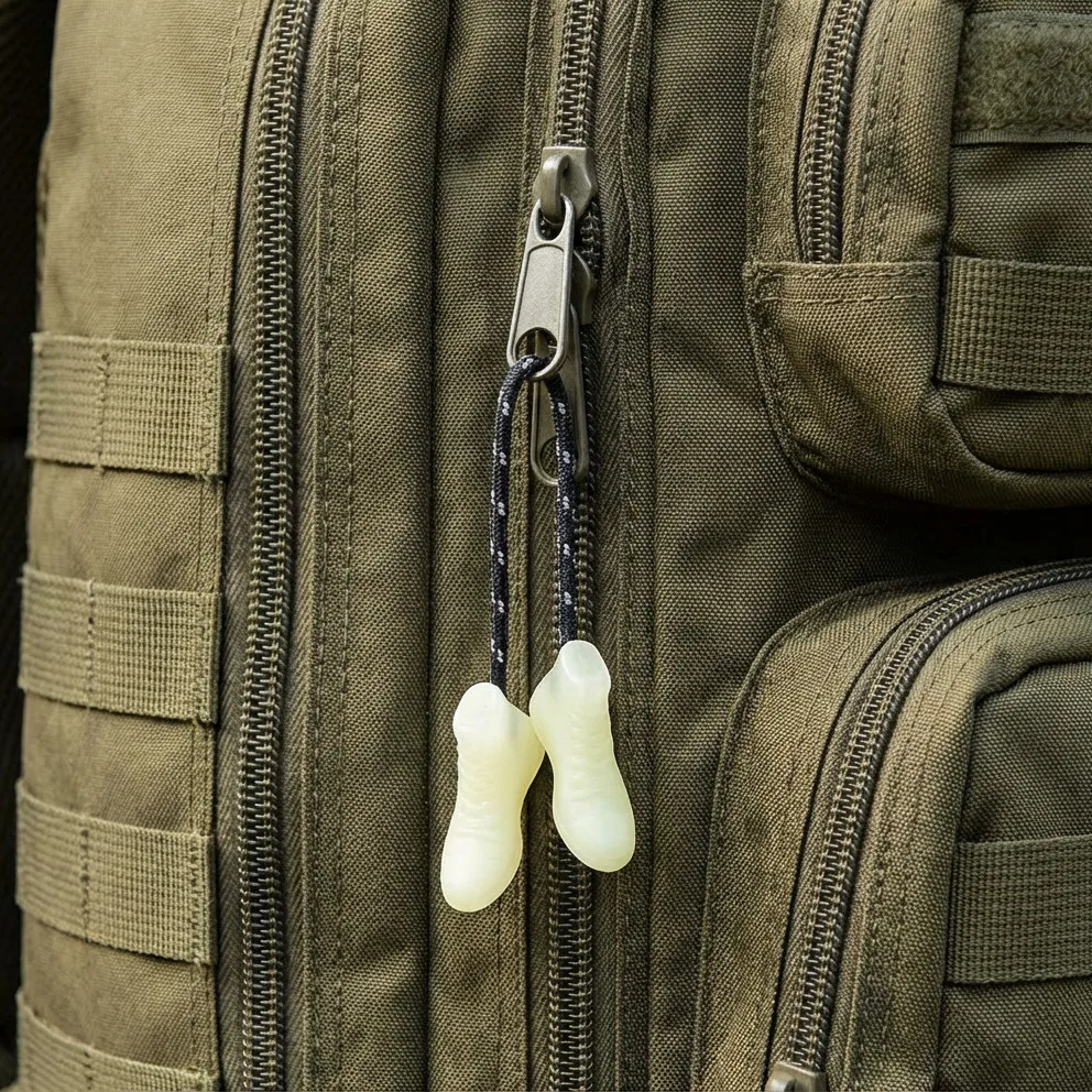 Cremallera táctica mini con tirador robusto para mochila y chaqueta - imagen 2