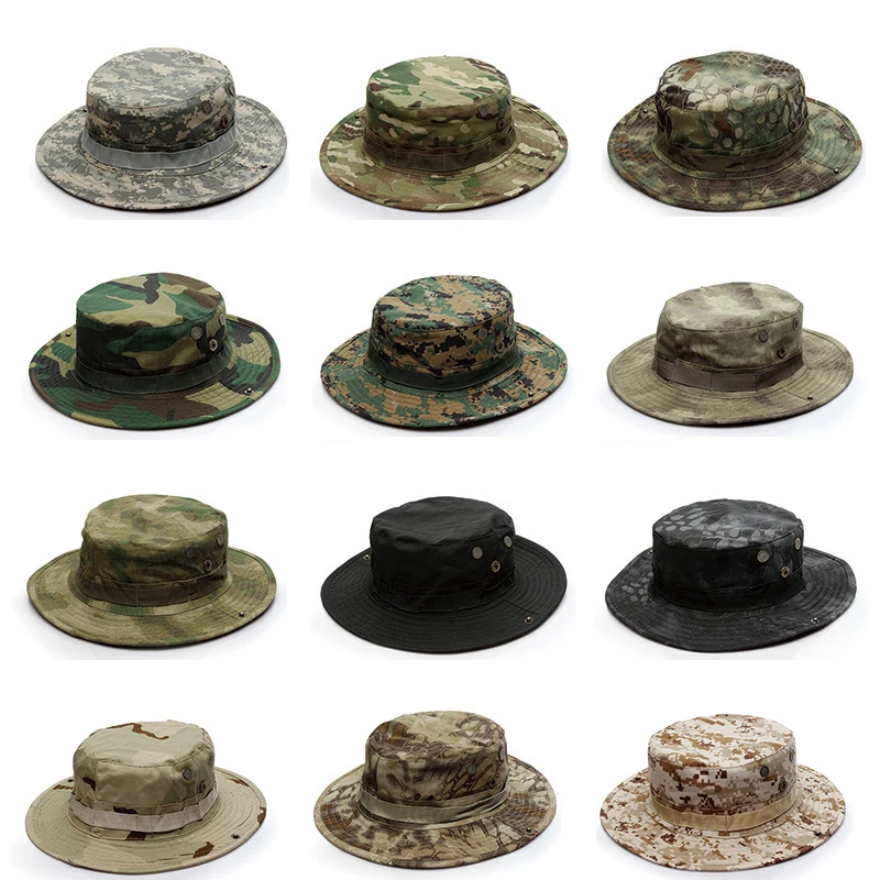 Sombrero táctico boonie Multicam ripstop para caza y senderismo - imagen 5