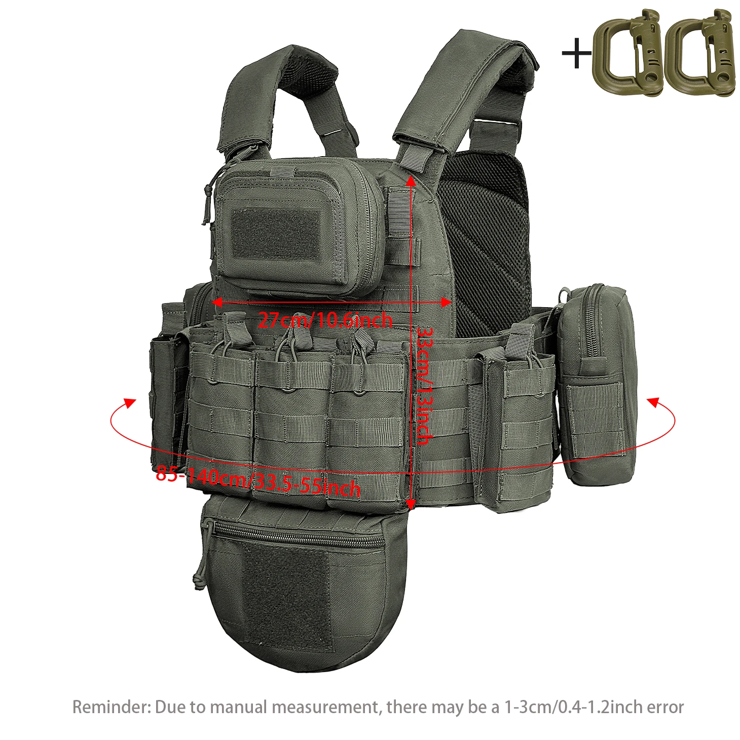 Correa de hombro acolchada y ajustable para equipo de caza - imagen 3