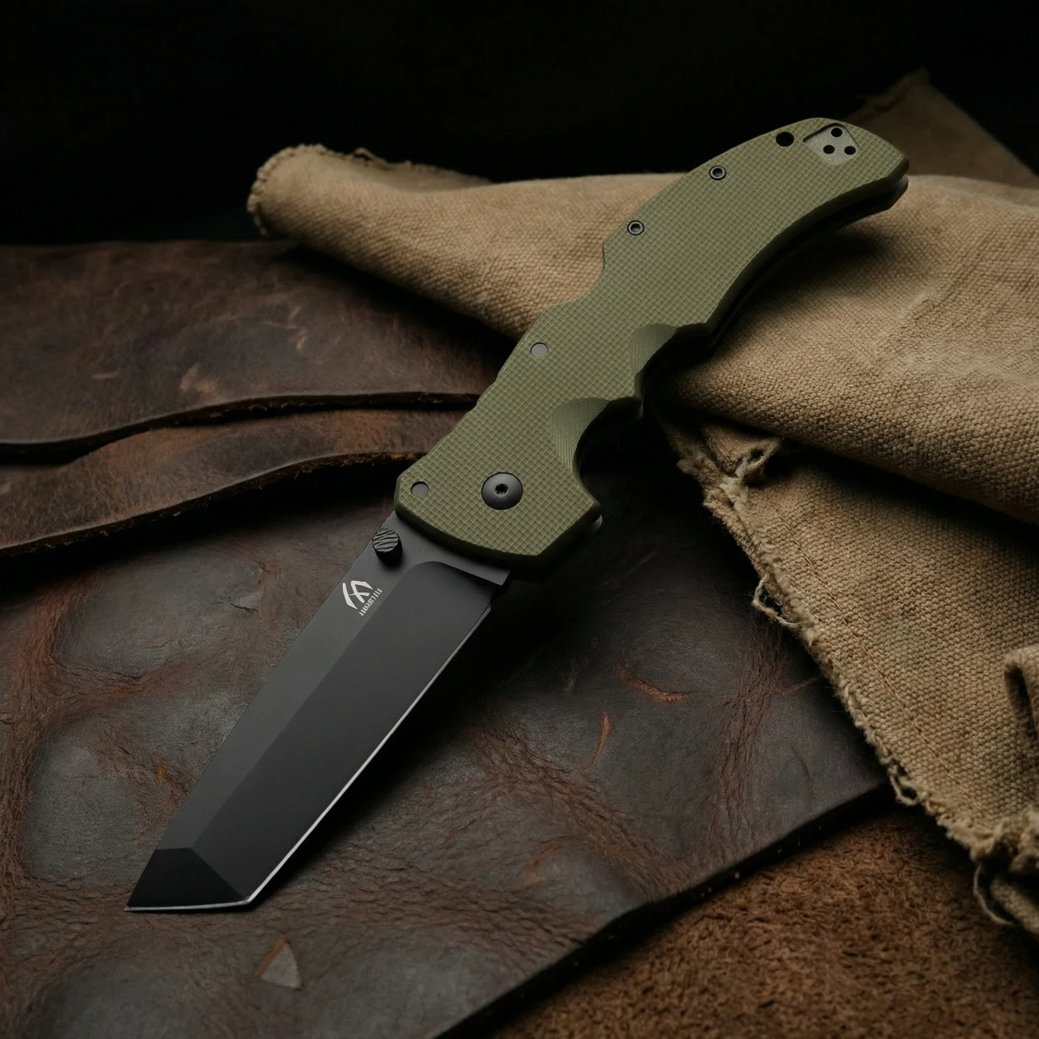 Cuchillo plegable de emergencia para camping y senderismo en exteriores - imagen 4