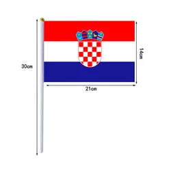 Banderines Croacia animación – Pack 10 unidades