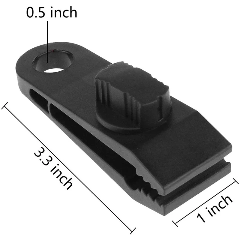 Clips para toldo y lona – abrazaderas resistentes para tienda - imagen 3