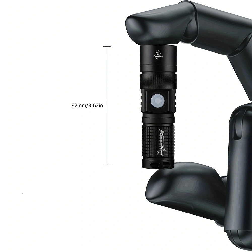 Linterna táctica LED recargable con zoom y enfoque ajustable - imagen 5