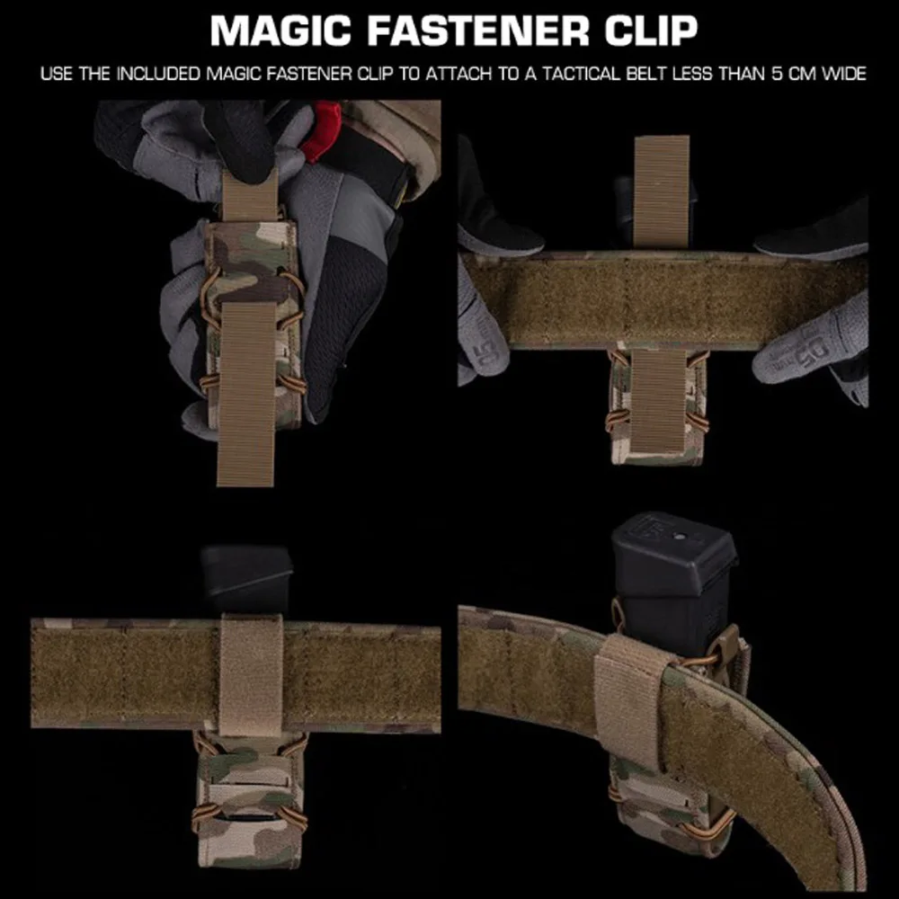 Bolsa para cargadores MOLLE táctica para pistola - imagen 3